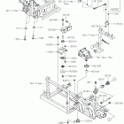 MULE PRO-DXT DIESEL Крепление двигателя