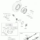 MULE PRO-MX EPS CAMO Front hubs  /  brakes