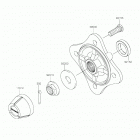 TERYX4 Rear hubs  /  brakes