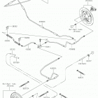 MULE SX 4x4 FI Задние тормозные трубопроводы