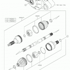 MULE PRO-DXT EPS DIESEL Карданный вал