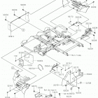 MULE SX 4x4 SE FI Детали рамы (зад.)