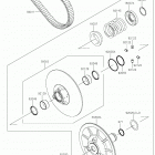 MULE PRO-FXT EPS Driven converter  /  drive belt