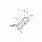 SNOSCOOT ES (SXR2NELY/SXR2NELL) Сиденье