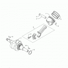 SNOSCOOT ES (SXR2NELY/SXR2NELL) Коленчатый вал и Поршень