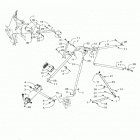 MOUNTAIN MAX 800 165 (MM8N65ML) Кронштейн крепления (паук рулевой)