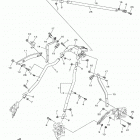 SRVIPER L-TX GT (SR1NLGLR) Кронштейн крепления (паук рулевой)