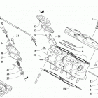 M 8000 MOUNTAIN CAT 153 BLACK [S2019M8HMCUSB] Cylinder and head assembly [106996]