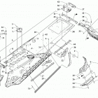 M 8000 HARDCORE ALPHA ONE 165 (3.0) RED [S2021MHHAOUSR] Tunnel and snowflap assembly [108658]