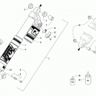 M 8000 MOUNTAIN CAT 153 BLACK [S2019M8HMCUSB] Rear suspension rear arm shock absorber [105145]
