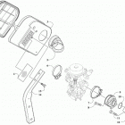 ZR 200 ES LIME SK (S2021ZRAKCUSX) Air intake assembly [107955]