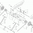ZR 6000 R SX GREEN [S2019ACDPRUSG] Rear suspension rear arm assembly [107476]