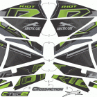 RIOT 6000 ES 146 CHARCOAL [S2021RTDLXUSB] Decals [108918]