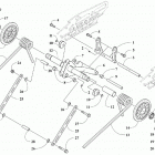 ZR 6000 R XC BLACK [S2021ACDRXUSB] Rear suspension rear arm assembly [107453]