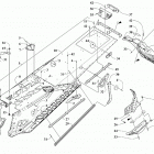 M 8000 HARDCORE ALPHA ONE 165 (3.0) RED NE [S2021MHHAONER] Tunnel and snowflap assembly [108663]