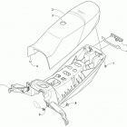 ZR 200 ES LIME SK (S2021ZRAKCUSX) Seat and taillight assembly [107440]
