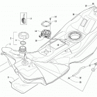 M 9000 KING CAT 162 BLACK [S2019M9XKCUSB] Gas tank assembly [106591]