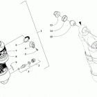 M 8000 MOUNTAIN CAT 153 BLACK [S2019M8HMCUSB] Rear suspension front arm shock absorber [105366]