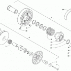 ZR 200 ES LIME SK (S2021ZRAKCUSX) Clutch assemblies [107960]