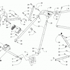RIOT X 8000 ES 146 CHARCOAL [S2021R8HRCUSB] Steering support assembly [108099]
