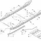 RIOT 6000 ES 146 CHARCOAL [S2020RTDLXUSB] Slide rail and track assembly [107893]