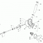 ZR 6000 R SX GREEN [S2019ACDPRUSG] Water pump and thermostat [107498]