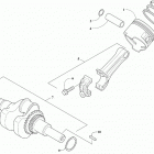 ZR 200 ES LIME SK (S2021ZRAKCUSX) Piston and crankshaft assembly [106088]