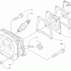 ZR 200 ES LIME SK (S2021ZRAKCUSX) Cylinder head and air breather assembly [107330]