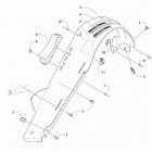 M 8000 HARDCORE ALPHA ONE 154 CHARCOAL/GREEN [S2020M8HAAUSY] Belt guard assembly [105204]