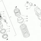 ZR 6000 R XC BLACK [S2021ACDRXUSB] Rear suspension front arm shock absorber [106195]