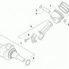 ZR 120 BLACK [S2019ZRAAAUSB] Piston and crankshaft assembly [105918]