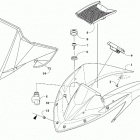 NORSEMAN 8000 X ES 153 RED  [S2021BCHLDUSR] Windshield and instruments assemblies [108786]