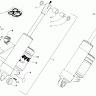 ZR 6000 ES 129 iACT BLACK [S2019ZRDQSUSB] Rear suspension rear arm shock absorber [107093]