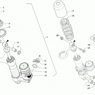 M 8000 HARDCORE ALPHA ONE 165 CHARCOAL/GREEN INTERNATIONAL NE [S2020M8HA1NEY] Rear suspension front arm shock absorber [108097]