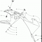 M 8000 MOUNTAIN CAT ALPHA ONE 165 SILVER [S2020M8HAAUSS] Console assembly [108129]