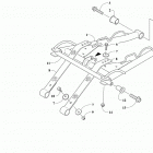 ZR 6000 R XC BLACK [S2021ACDRXUSB] Rear suspension front arm assembly [107452]