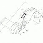 M 9000 KING CAT 162 BLACK [S2019M9XKCUSB] Belt guard assembly [105153]