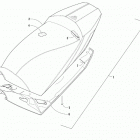 ZR 6000 LTD ES 129 BLACK [S2019ZRDLEUSB] Seat assembly [107083]