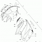 M 9000 KING CAT 162 BLACK [S2019M9XKCUSB] Side panel assembly [106874]