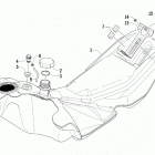 M 8000 HARDCORE ALPHA ONE ES 165 (3.0) RED SK [S2021MHHKAUSR] Gas tank assembly [106992]