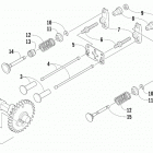 ZR 120 BLACK [S2019ZRAAAUSB] Camshaft and valve assembly [105919]