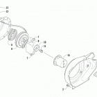 ZR 120 BLACK [S2019ZRAAAUSB] Recoil starter and air shroud assembly [105922]
