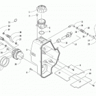 M 8000 MOUNTAIN CAT 153 BLACK [S2019M8HMCUSB] Oil tank assembly [107049]