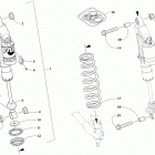 ZR 6000 LTD ES 129 BLACK [S2019ZRDLEUSB] Front suspension shock absorber assembly [107050]
