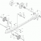 RIOT 6000 ES 146 CHARCOAL [S2020RTDLXUSB] Idler wheel assembly [107670]