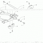 RIOT 6000 ES 146 CHARCOAL [S2020RTDLXUSB] Rear suspension front arm assembly [107671]