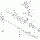 M 9000 KING CAT 162 BLACK [S2019M9XKCUSB] Piston and crankshaft assembly [104548]