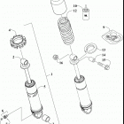 NORSEMAN 8000 X ES 153 RED  [S2021BCHLDUSR] Rear suspension front arm shock absorber [108434]