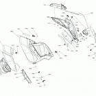 007 - SUMMIT 850 E-TEC - X with EXPERT Package - 165 07- body - side panels