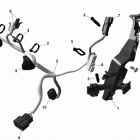 002 - SKANDIC WT 600 EFI - North America 01- rotax - engine harness